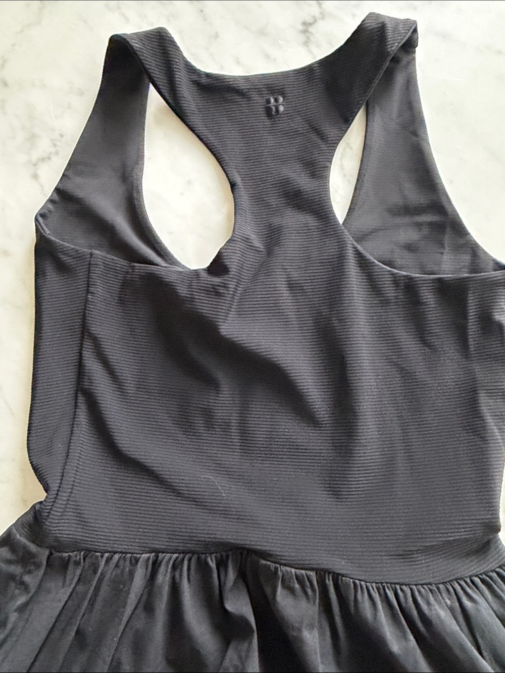 Sweaty Betty Black Racerback Midi Dress - Picture 4 of 6
